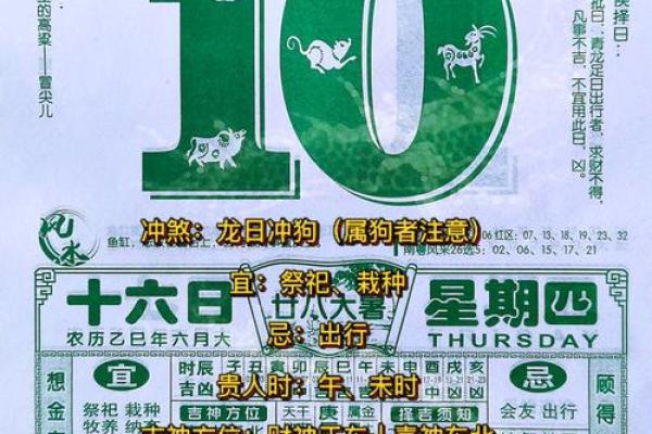 7月10日黄道吉日查询