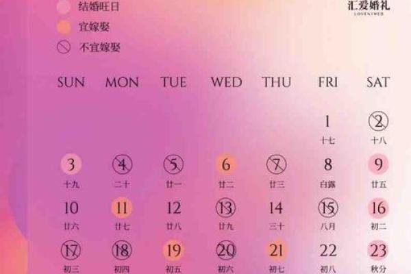 7月份适合结婚的日期