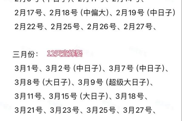 2025年下半年结婚吉日排行榜：7-12月最佳婚期
