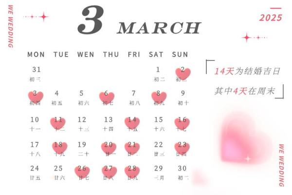 5月份黄道吉日2025年查询结婚时间是几号