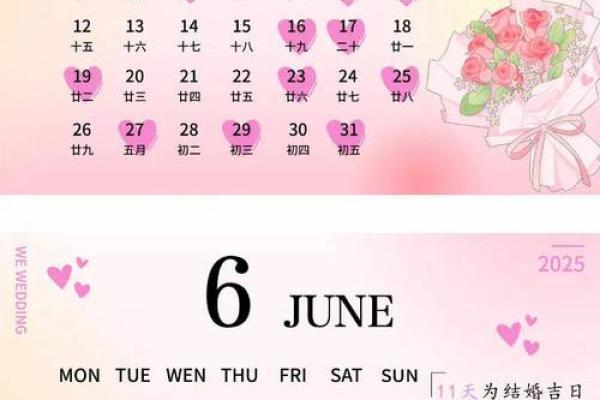 2025年7月结婚吉日推荐，些日期最受欢迎