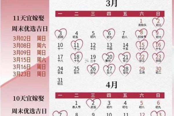 2025年8月结婚吉日查询及注意事项