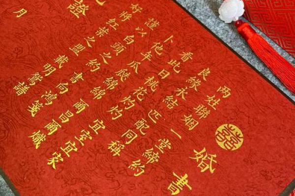 男方送女方结婚日子书