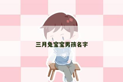 三月兔宝宝男孩名字