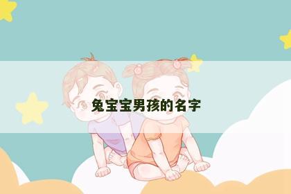 兔宝宝男孩的名字