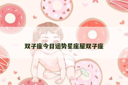 双子座今日运势星座屋双子座
