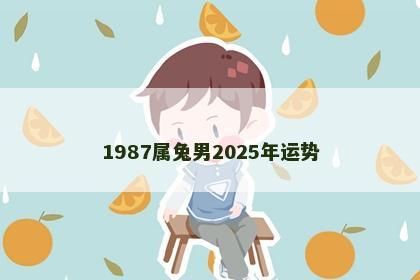1987属兔男2025年运势