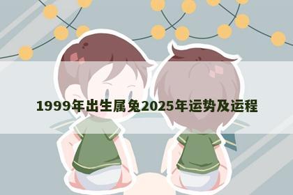 1999年出生属兔2025年运势及运程