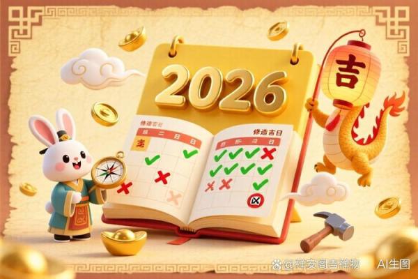 最新每月更新：2026年11月装修开工吉日吉时查询，独家速递黄历吉日解析精选最佳全面释义