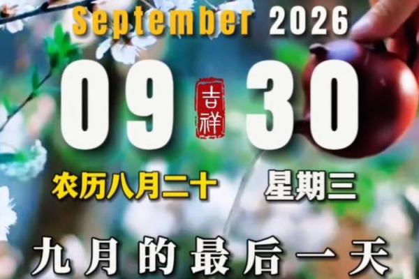 消息人士：2026年9月份安门吉日，精彩黄历吉日释义解析最佳全面精选
