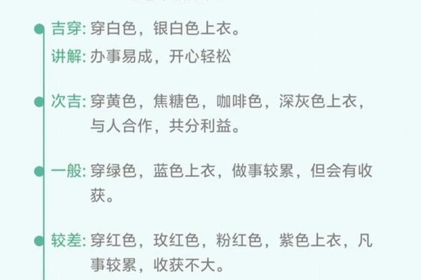 9月27日五行穿衣，精准解答全面作答五行穿搭吉色穿搭释义解释