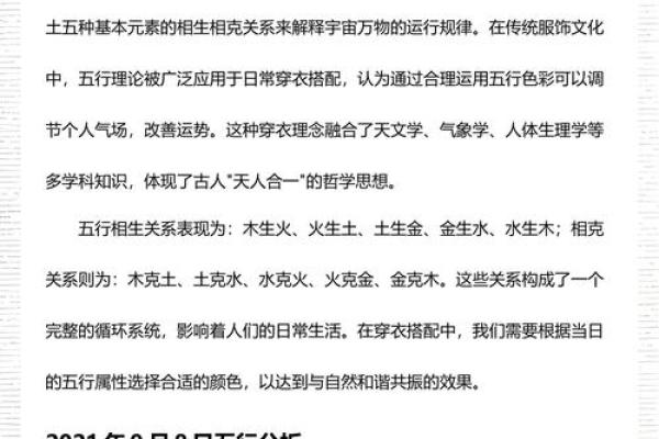 穿衣指南五行的软件，关键发布五行穿搭吉色穿搭释义精选最佳全面解答