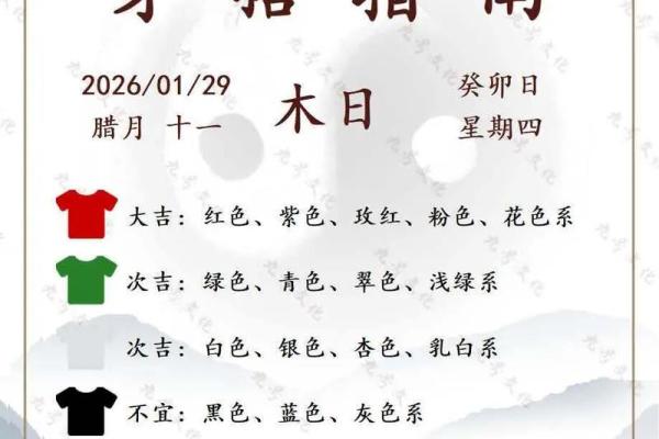 五行穿衣指南2023年1月29日,解析择色全面作答精选穿衣指南释义解释 五行穿衣指南2023年1月29日,解析择色全面作答精选穿衣指南释义解释
