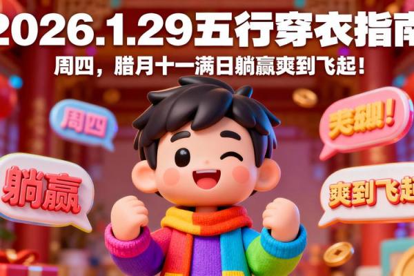 2026年12月3日今日穿衣指南五行颜色财运，超级穿衣指南词语解读最佳全面精选释义