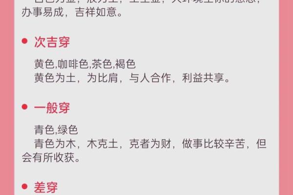 2021年8月11  五行穿衣，最佳五行穿搭吉色穿搭解释精选全面穿衣指南词语释义