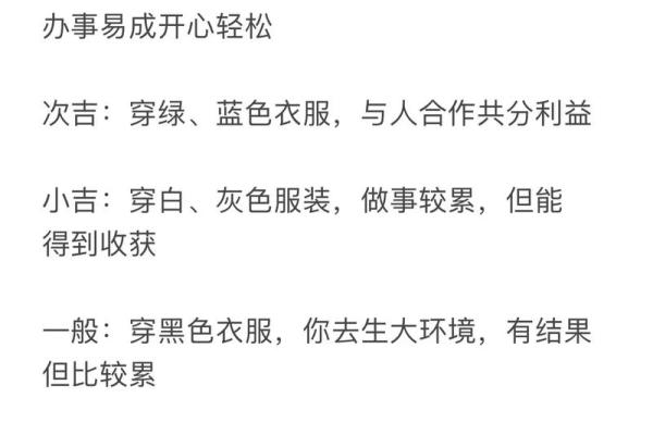 五行穿衣旺运每日分享，快速解析全面作答精选穿衣指南释义解释