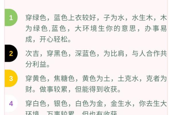 2024年每日五行穿衣搭配对照表，标准穿衣指南词语释义全面精选解答解释