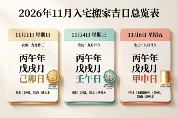 2026年12月份宜移徙的日子，透彻深意日历词语释义最佳精选全面解答
